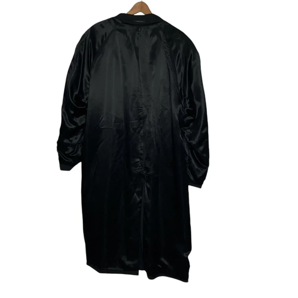 Tom James X Loro Piana 42 S Gray Storm System Rain Wind‎ Over Coat Jacket